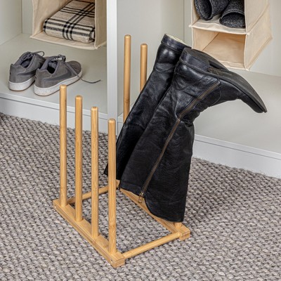 Bamboo 4 Pair Boot Rack - Thumbnail 3