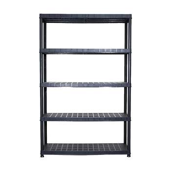 Ram Quality Products Platin 15 Inch 5 Tier Plastic Storage Shelving ...