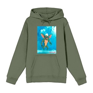 Gremlins Monster On Smoky Background Adult Long Sleeve Hoodie - 1 of 2