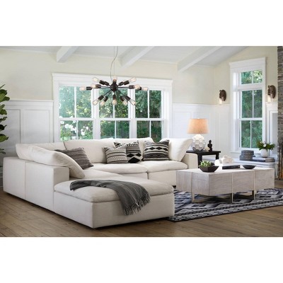 Bronze 33" Sputnik Chandelier with Edison Bulbs