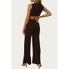 Women's OPEN-BACK CUTOUT JERSEY JUMPSUIT - ENDLESS BLU. - 2 of 2