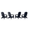 WestinTrends Tuscany HIPS¬¨‚Ä†Outdoor¬¨‚Ä†Patio¬¨‚Ä†Folding¬¨‚Ä†Adirondack¬¨‚Ä†Chair (Set of 4) - 4 of 4