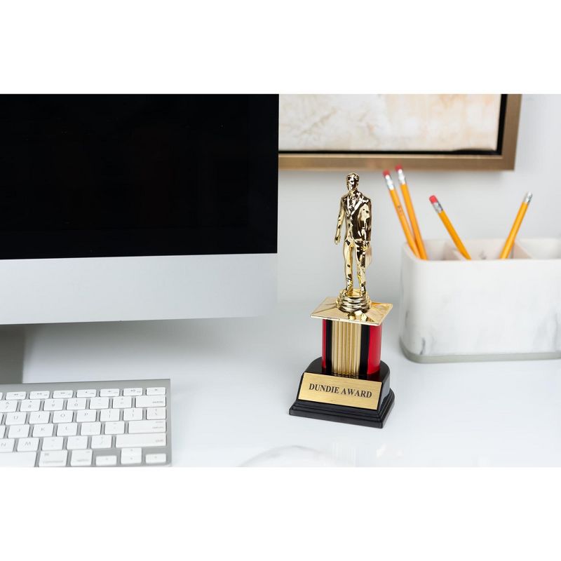 Surreal Entertainment The Office Dundie Award Replica With 6 Interchangeable Plates | 8 Inches Tall, 5 of 8