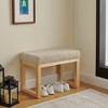 GDFStudio Hilo Modern Shoe-Changing Upholstered Bench - 2 of 4