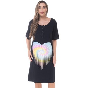 Just Love Short Sleeve Nightgown Sleep Dress for Women - 1 of 3