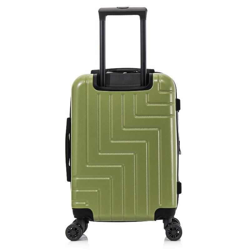 DUKAP Zahav Lightweight Hardside Carry On Spinner Suitcase - Green, 6 of 18