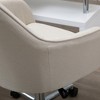 VYNXARIA Mid-Back Task Chair - Stylish Fabric Swivel Desk Chair for Home & Office - 2 of 4