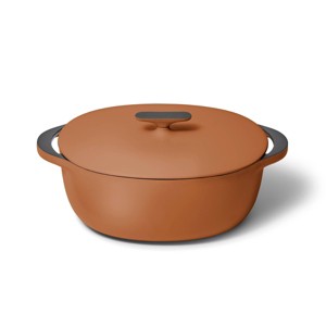 Caraway Home Enameled Cast Iron Oval Dutch Oven with Lid - 1 of 2