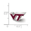 Black Bow Jewelry Sterling Silver Virginia Tech Hokies NCAA Bead Charm - 2 of 3