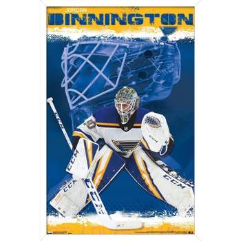 Trends International NHL St. Louis Blues - Jordan Binnington 19 Framed Wall Poster Prints
