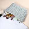 Unique Bargains Canvas Portable Bubble Cloud Zipper Makeup Bag 1 Pc - 3 of 4