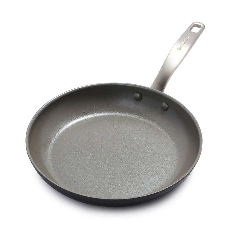GreenPan Chatham Hard Anodized Healthy Ceramic Nonstick 10&#34; Open Frying Pan - Gray, 1 of 7