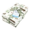 Hudson Baby Unisex Baby Quilted Burp Cloths, Forest Animals, One Size - image 2 of 4