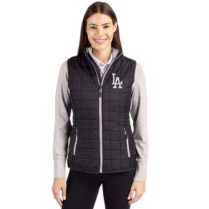 Los Angeles Dodgers Cutter & Buck Rainier PrimaLoft® Womens Eco Insulated Full Zip Puffer Vest - 1 of 1