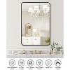 Bathroom Mirror for Over Sink, HD Eco-Friendly Bathroom Mirrors for Wall, Metal Framed Bathroom Mirror, Modern Decorative - 4 of 4