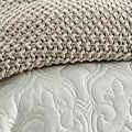 charcoal, cream, light gray, medium gray, peach