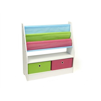 Mind Reader Kids Toy Storage Organizer with Folding Drawers