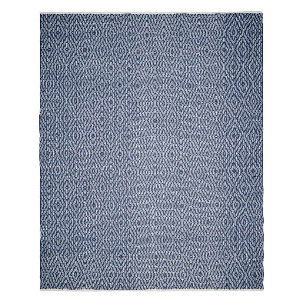 10'x14' Geometric Woven Area Rug Navy/Ivory - Safavieh