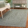 Braided BRA260  Machine Washable UV Resistant Stain Resistant Non-Shedding Hand Woven Indoor/Outdoor Rugs - Safavieh - 2 of 4