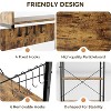 Kitchen Baker Rack, Industrial Kitchen Storage Rack with Power Outlet, Freestanding Microwave Oven Stand, Coffee Bar Table for Dining Room - 4 of 4