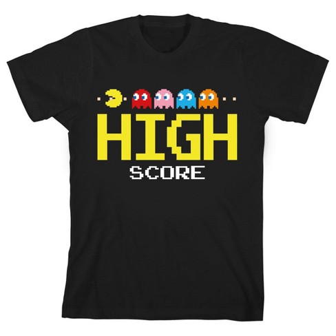 High Score Pac-man Video Game Youth Boys Graphic Tee : Target