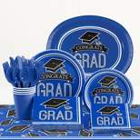 Graduation School Spirit Blue Party Supplies Collection