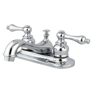 Traditional Bathroom Faucet Chrome - Kingston Brass, Grey