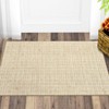 Washable Area Rugs Modern Plaid Indoor Floor Carpet with Non-Slip Backing Stain-Resistant Soft Low Pile Rugs for Living Room - 2 of 4