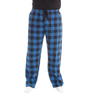 #followme Men's Poplin Pajamas - Buffalo Plaid Pajama Pants for Men with Pockets- Lounge & Sleep PJ Bottoms - 1 of 3