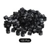 Unique Bargains Round Plastic Reusable Garment Hanger Marker Number Tag Black 100 Pcs - 3 of 3