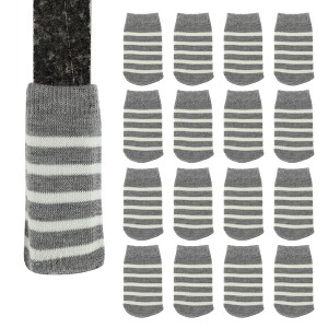 Unique Bargains Durable Soft Chair Leg Covers 16 Pcs - 1 of 4