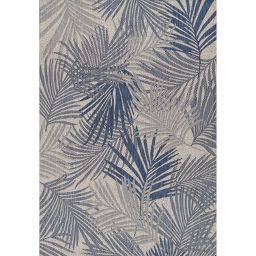 Momeni Riviera Drew Machine Loomed Rug Blue