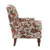 Dani comfy Livingroom Armchair with Solid Wood Legs  | KARAT HOME - 3 of 4