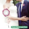 Unique Bargains Wedding Groom Boutonnieres Rose Flower Lapel Pins for Men 1 Pc - 4 of 4