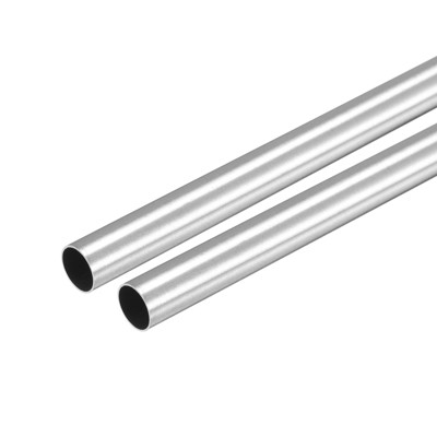 Unique Bargains 304 Stainless Steel Corrosion Resistant Round Industry Tube 2 Pcs