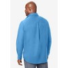 KingSize Men's Big & Tall Gauze Mandarin Collar 3/4 Sleeve Shirt - 3 of 4