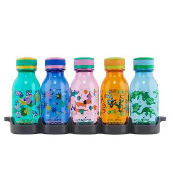 Reduce 14oz 2pk Plastic Hydrate Tritan Sun's Out and Purple Flowers Water  Bottles