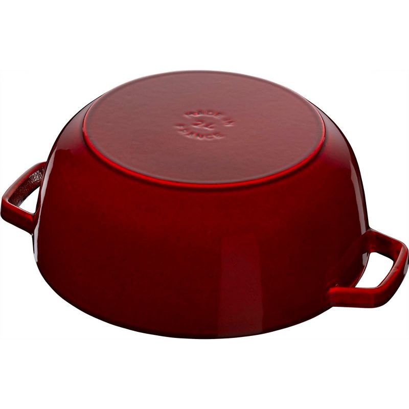 STAUB Cast Iron 3.75-qt Essential French Oven with Lilly Lid, 3 of 7