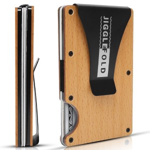 Urban Sombrero JiggleFold Slim Minimalist Wallet - Men's Front Pocket Credit Card Holder & Money Clip - 1 of 4