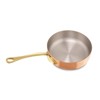 Mauviel M'Heritage M'150 B Copper Saute Pan With Lid, Brass Handle, 3.3-Quart - 2 of 4