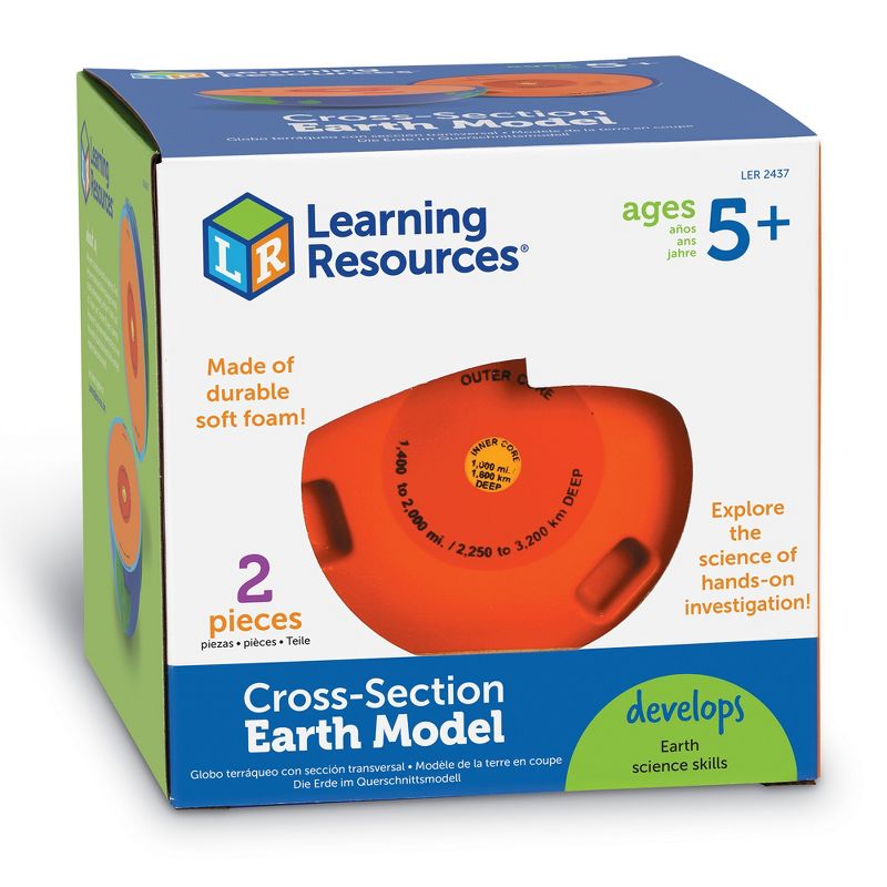 Learning Resources Cross-Section Earth Model - 2 Pieces, 4 of 7