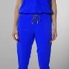 Members Only Women’s Scrub Jogger Cargo Pant with Open Bottom Leg (Printed Waist Pocket Bags) - 4 of 4