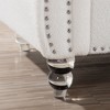 PAGED Sofa Comfy PU Leather Sofa with Wood Frame and Rolled Arm for Living Room, Apartment - 4 of 4