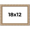 PosterPalooza | 18x12 Modern Bamboo Picture Frame, UV Acrylic, 5 Finishes - 2 of 4