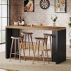Tribesigns Home Bar Unit, 55.12“Bar Table with a Spacious Tabletop, Modern Freestanding Bar for Home Kitchen, Living Room, Balcony - 3 of 4