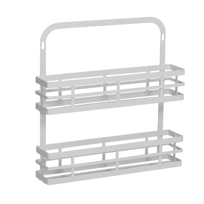 Mainstays 2-Tier Pull-Out Spice Organizer, White 