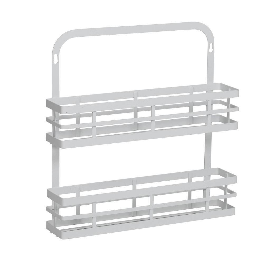 Photos - Other Accessories Hone-Can-Do Flat Wire Hanging Spice Rack - White