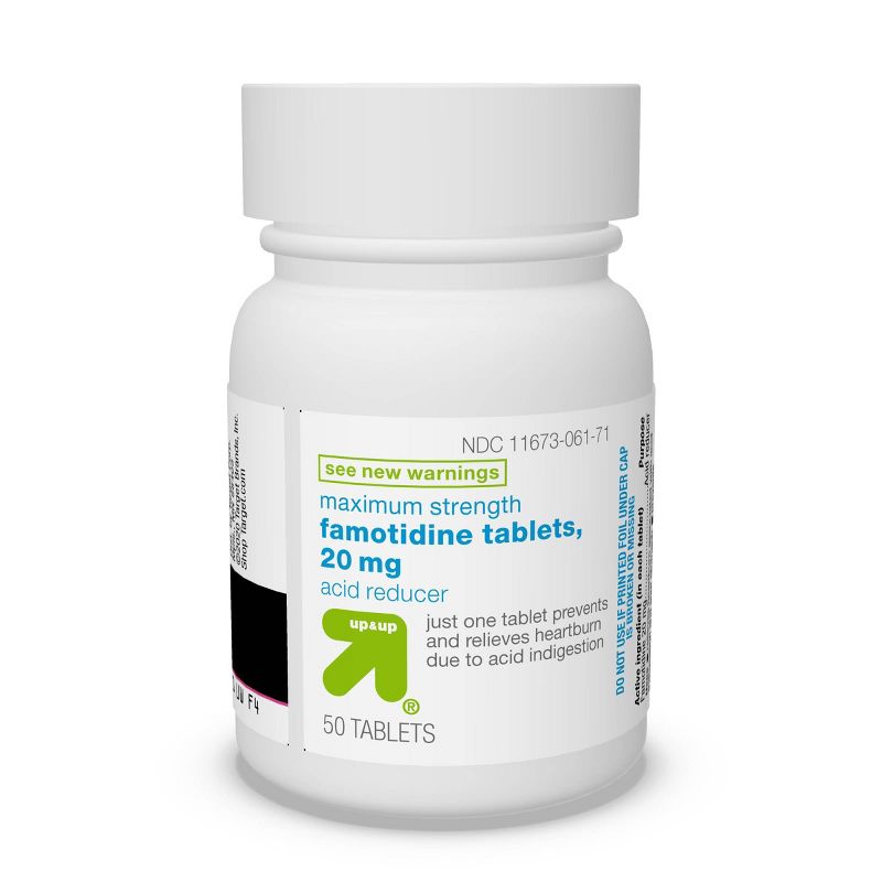 Famotidine 20mg Maximum Strength Acid Reducer Tablets - up & up™, 6 of 9