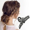 Unique Bargains Fashion Diamond Bow Hair Clips Hairdo Clip 1 Pc - 3 of 4