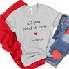 Simply Sage Market Women's All You Need Is Love and A Cat Short Sleeve Graphic Tee - 3 of 4